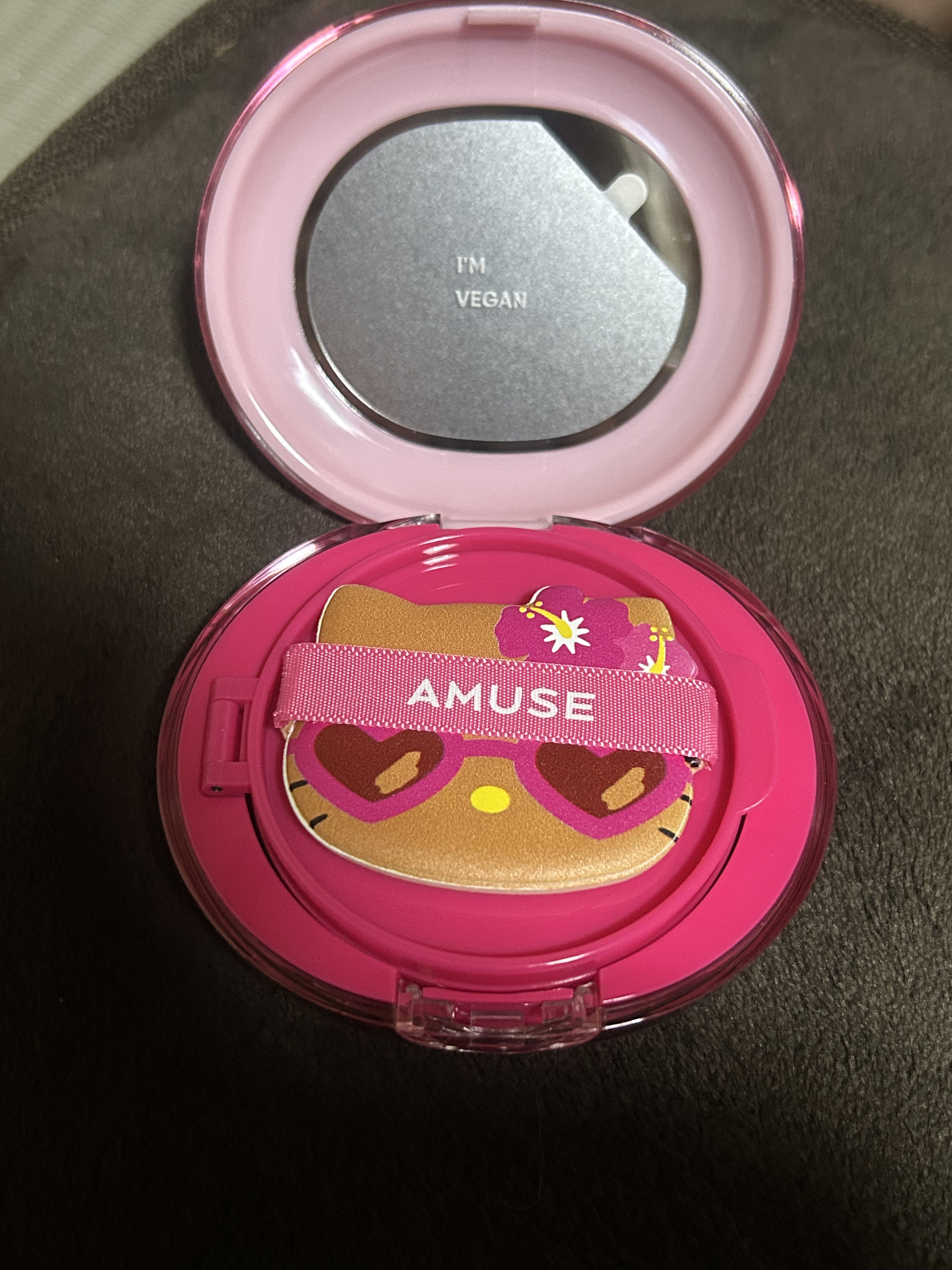 デューパワーヴィーガンクッション/AMUSE/クッションファンデーションを使ったクチコミ（2枚目）