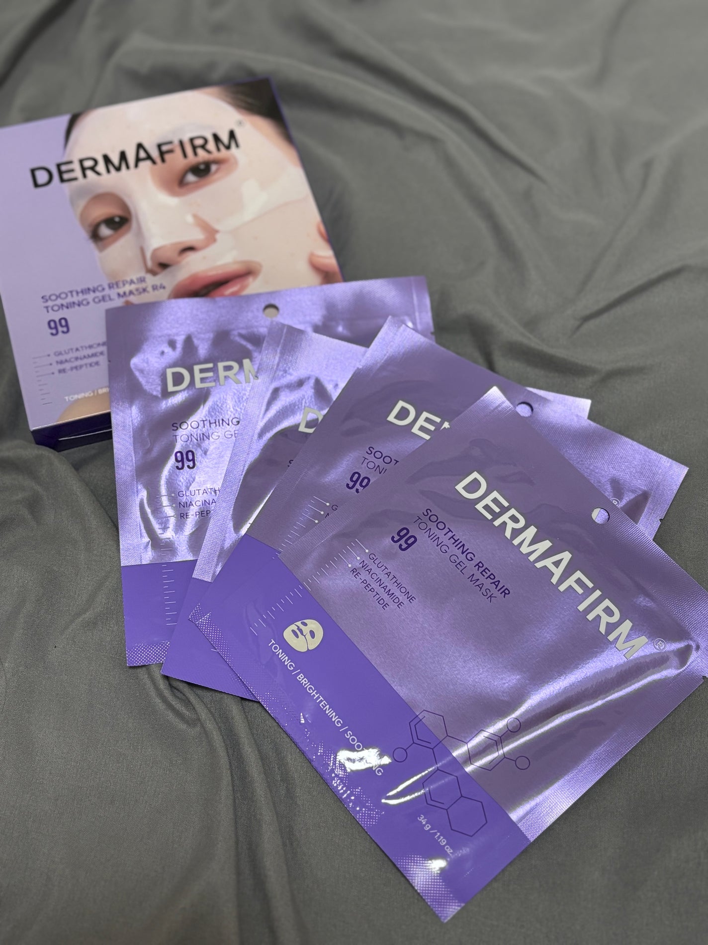 スージングリペア トーニングゲルマスク/ダーマファーム/シートマスク・パックを使ったクチコミ(2枚目)