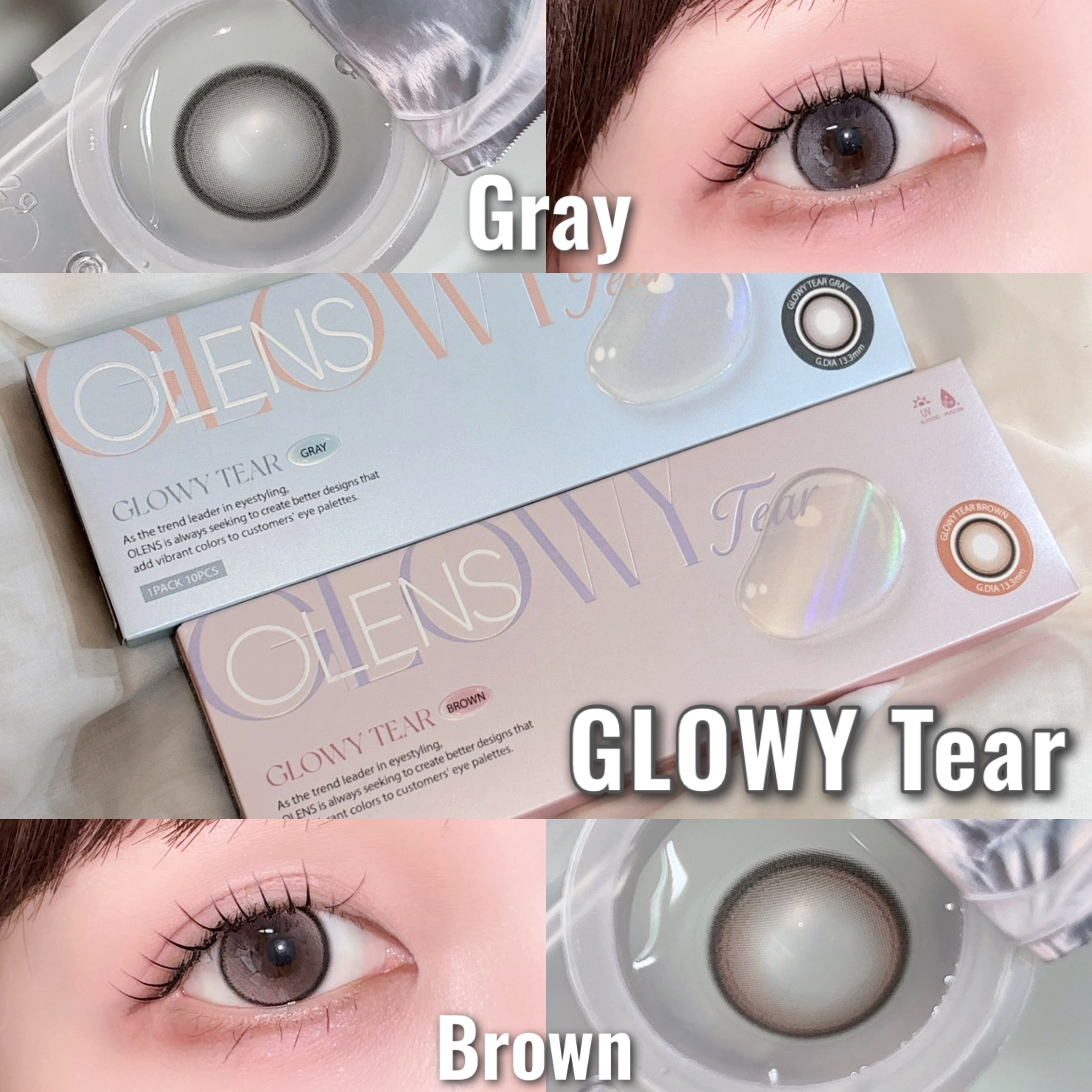 Double Tint 1day/OLENS/カラーコンタクトレンズを使ったクチコミ（3枚目）