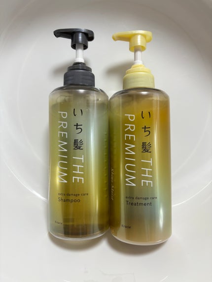 THE PREMIUM エクストラダメージケアシャンプー/トリートメント(シャイニーモイスト)/いち髪/市販シャンプーを使ったクチコミ(1枚目)