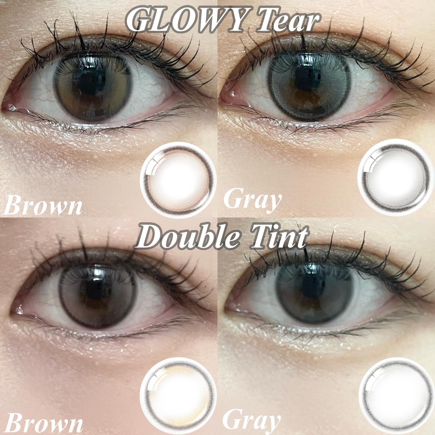 Glowy Tear 1day/OLENS/ワンデー（１DAY）カラコンを使ったクチコミ（2枚目）