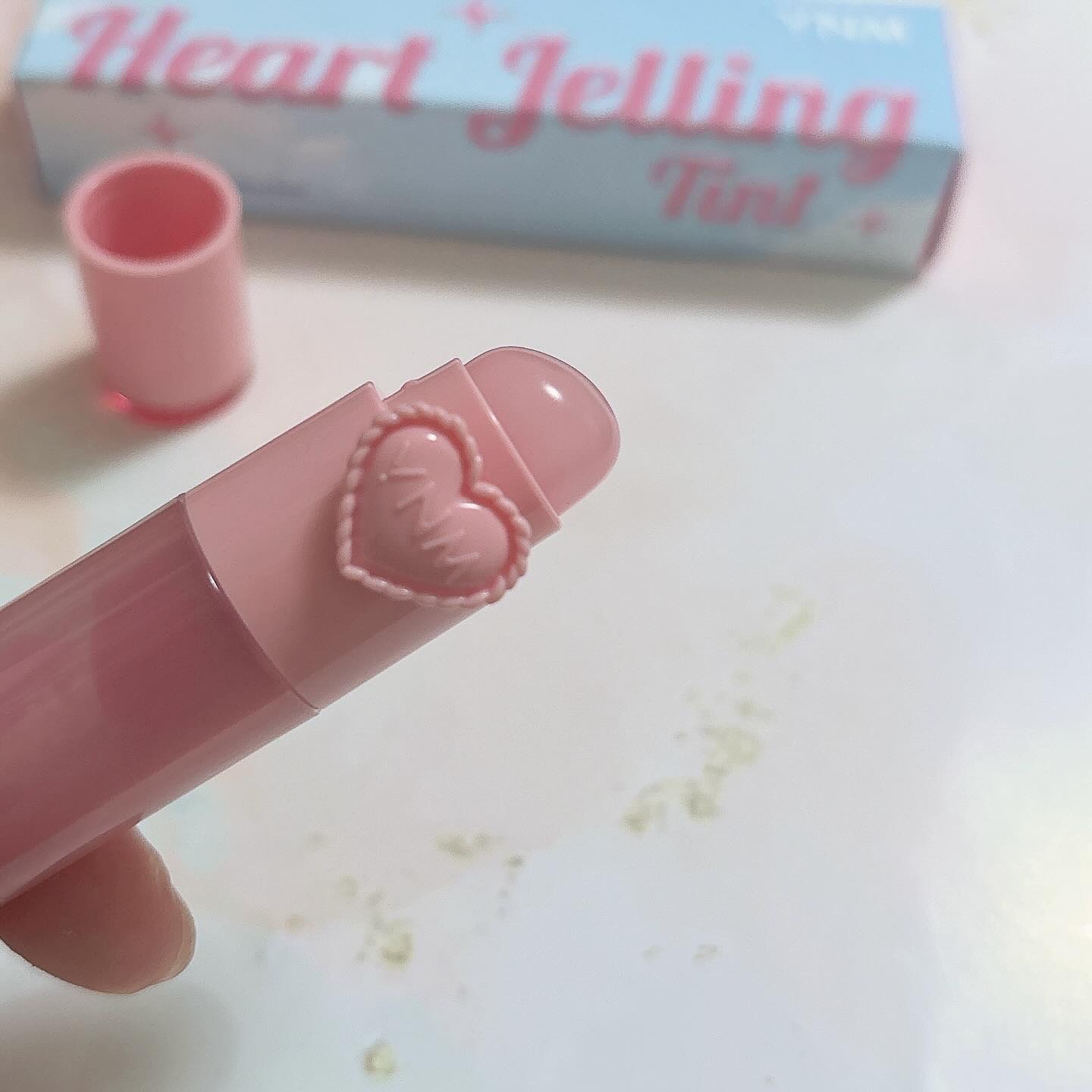 ハートゼリングティント/YNM/リップティントを使ったクチコミ（3枚目）
