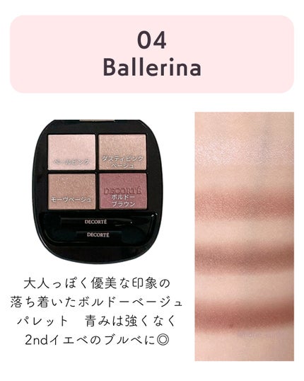コスメデコルテ スキンシャドウ デザイニング パレット/DECORTÉ/アイシャドウパレットを使ったクチコミ(5枚目)