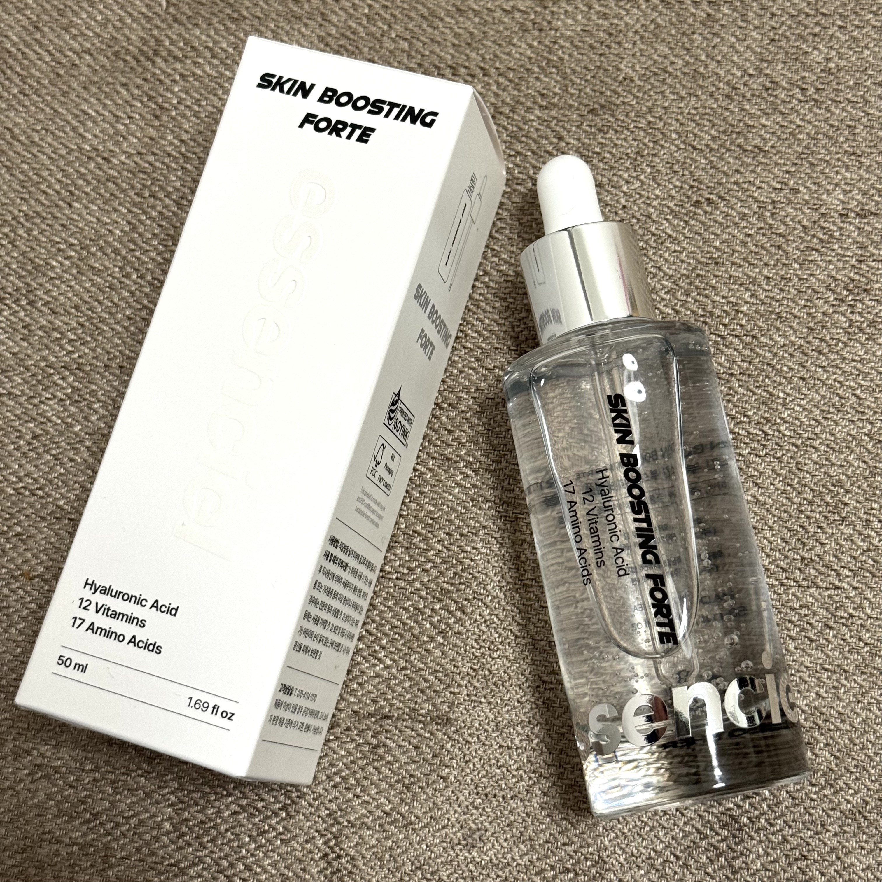 スキンブースティングフォルテセラム/essenciel/美容液を使ったクチコミ（1枚目）