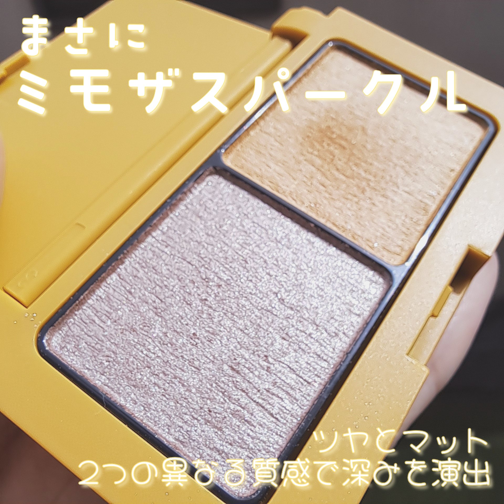 エテュセ アイエディション(カラーパレット) 13 ミモザスパークル/ettusais/アイシャドウパレットを使ったクチコミ（1枚目）