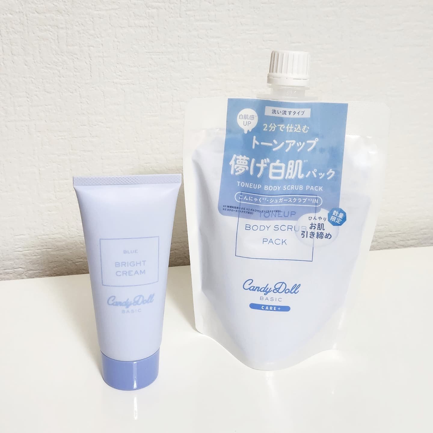 トーンアップスクラブパックB/CandyDoll/ボディスクラブを使ったクチコミ（1枚目）