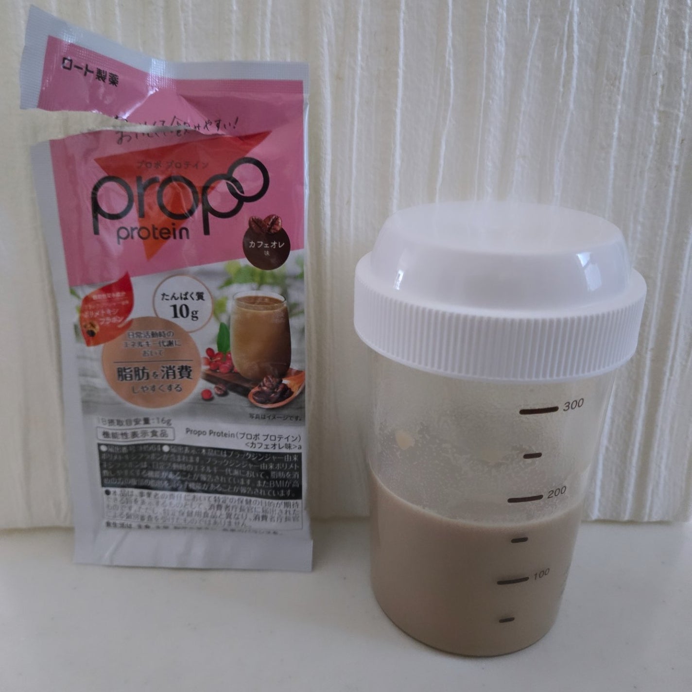 プロポ プロテイン(カフェオレ味)/ロート製薬/その他プロテインを使ったクチコミ(3枚目)