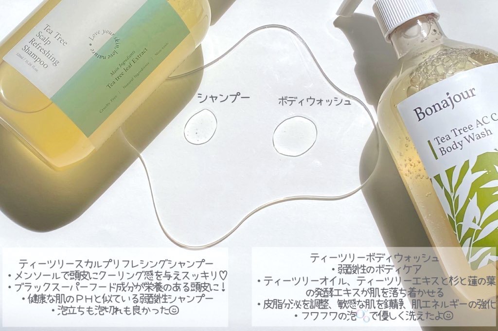 ティーツリーACコントロールボディウォッシュ/Bonajour/その他を使ったクチコミ（2枚目）