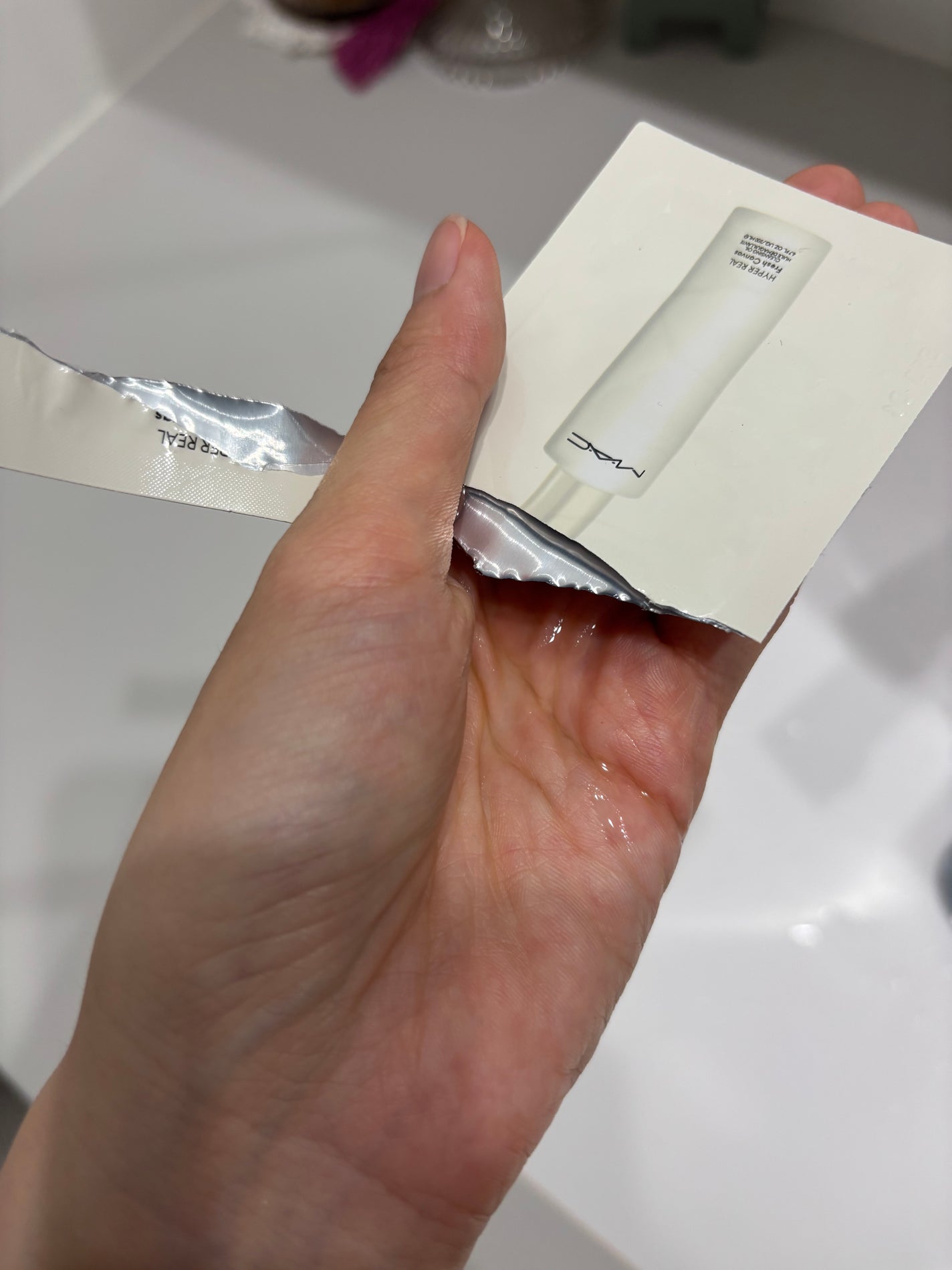 ハイパー リアル フレッシュ キャンバス クレンジング オイル/M・A・C/オイルクレンジングを使ったクチコミ(4枚目)