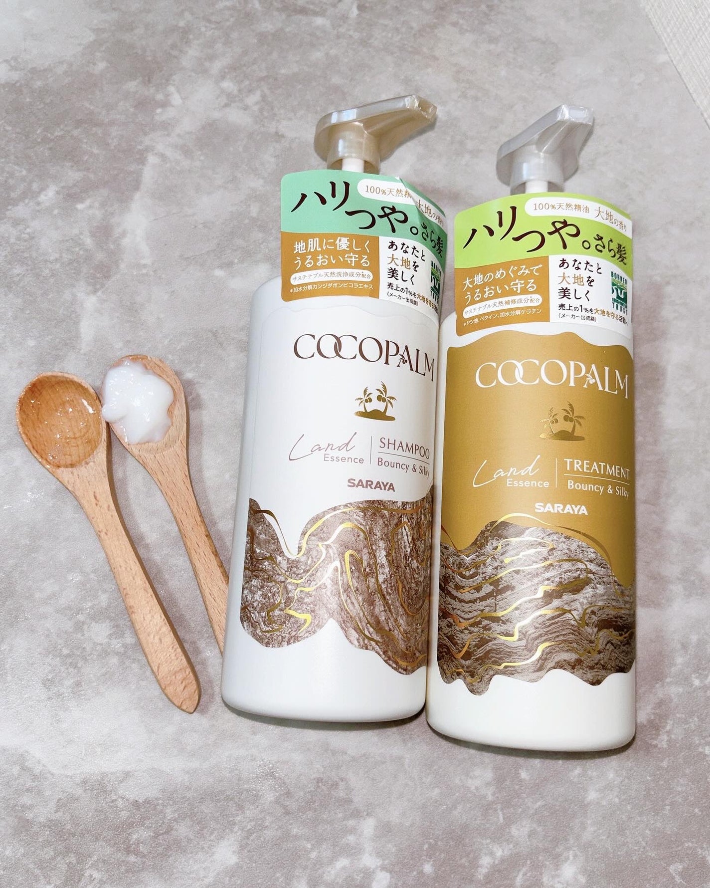 peachフォロバします on LIPS 「ココパームランドエッセンスシャンプー・トリートメントをいただき..」(5枚目)