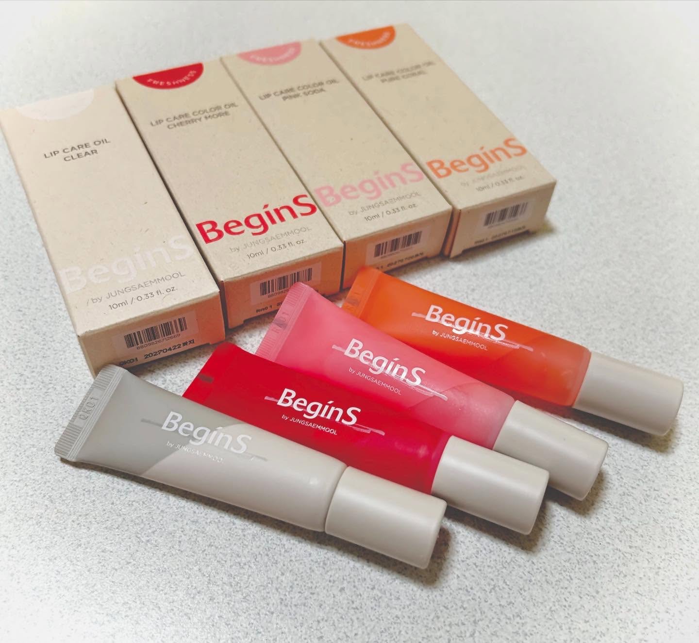 Lip Care Color Oil/BeginS by JUNGSAEMMOOL/リップオイルを使ったクチコミ（1枚目）