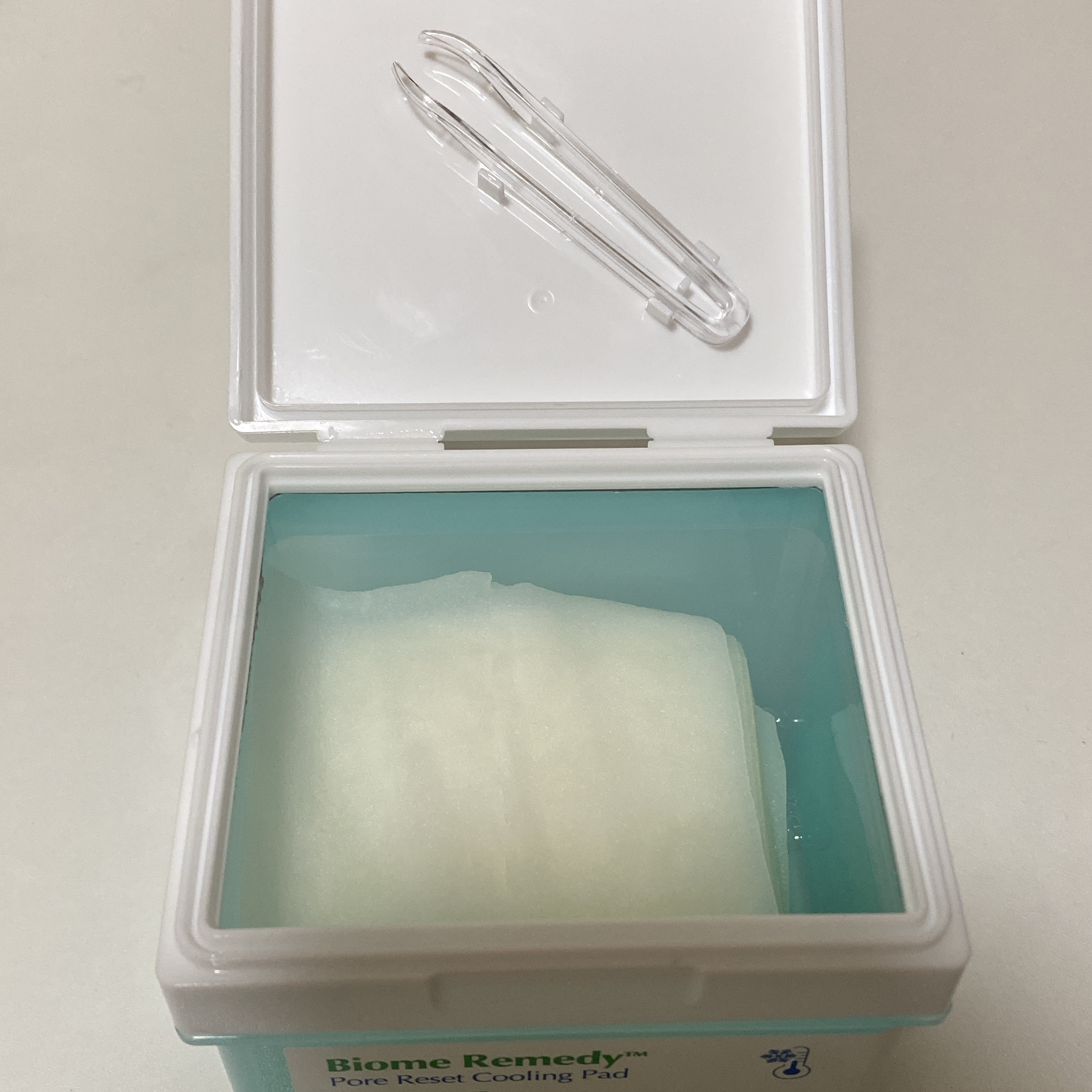 バイオームレメディポアリセットクーリングパッド/UIQ/トナーパッドを使ったクチコミ（2枚目）