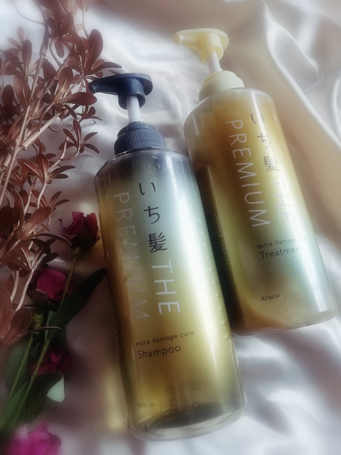 THE PREMIUM エクストラダメージケアシャンプー/トリートメント(シャイニーモイスト)/いち髪/市販シャンプーを使ったクチコミ(1枚目)
