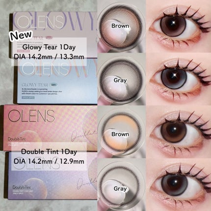 Glowy Tear 1day/OLENS/ワンデー(1DAY)カラコンを使ったクチコミ(2枚目)