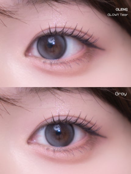 Glowy Tear 1day/OLENS/ワンデー(1DAY)カラコンを使ったクチコミ(2枚目)