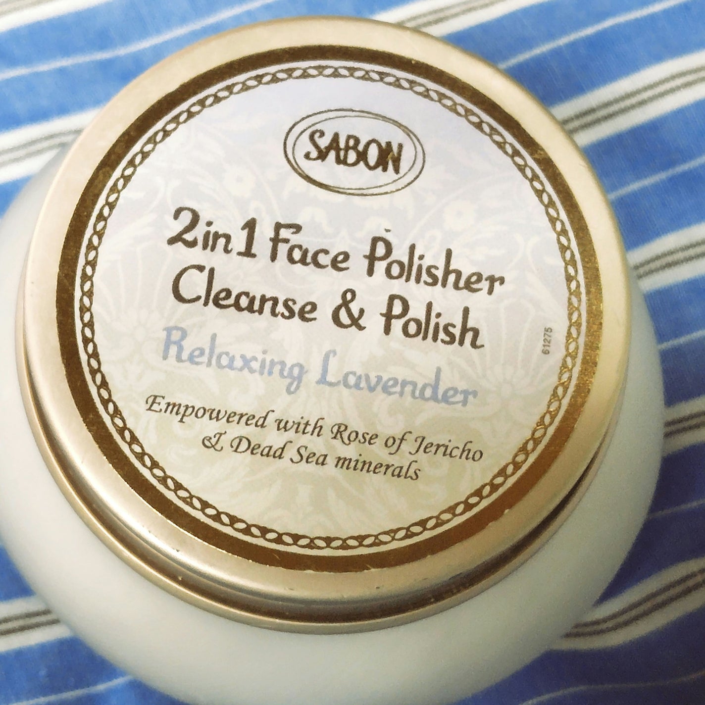 フェイスポリッシャー リラクシング(ラベンダー)/SABON/スクラブ・ゴマージュを使ったクチコミ(1枚目)