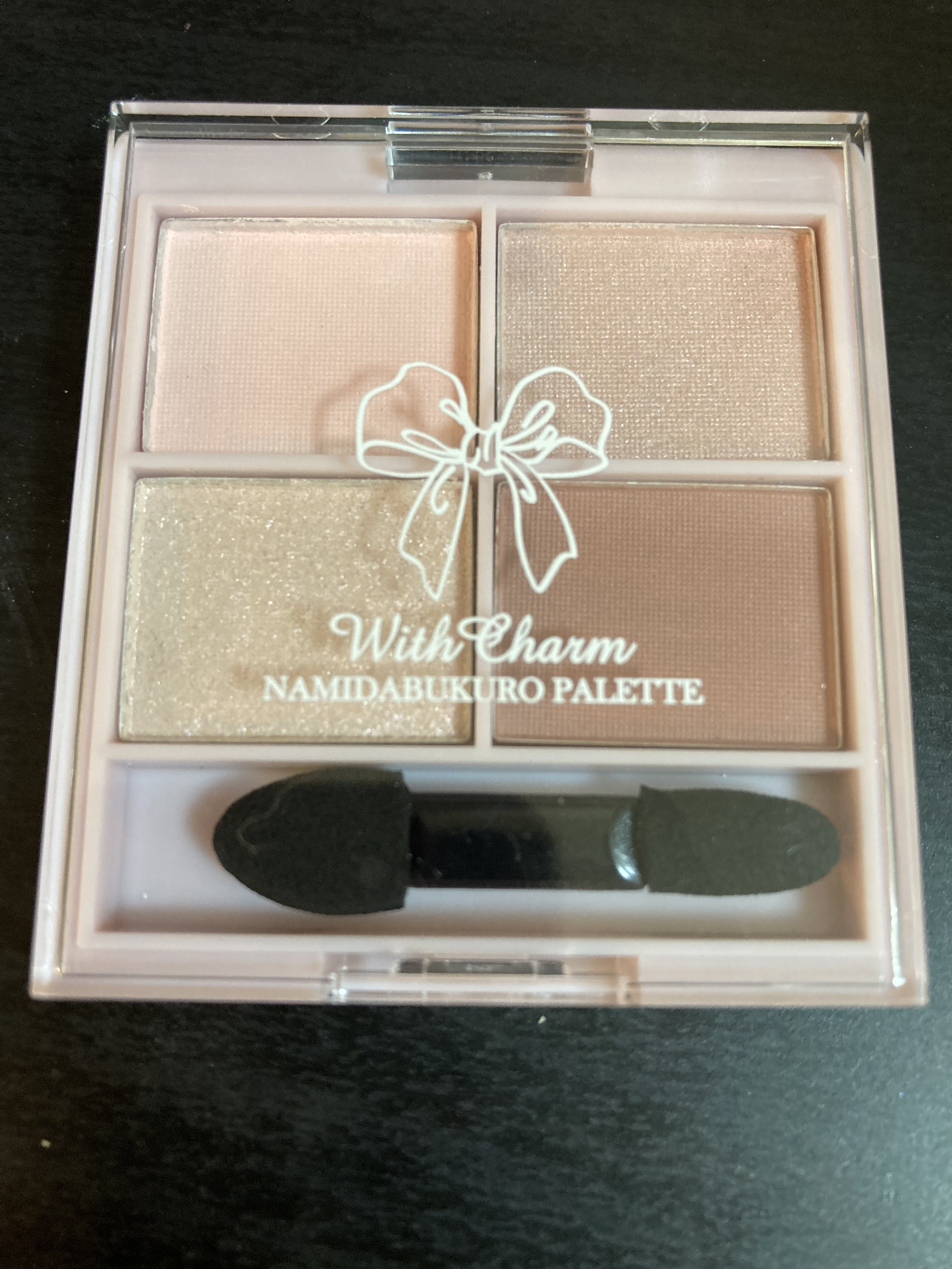 &. WithCharm 涙袋パレット/DAISO/アイシャドウパレットを使ったクチコミ（2枚目）
