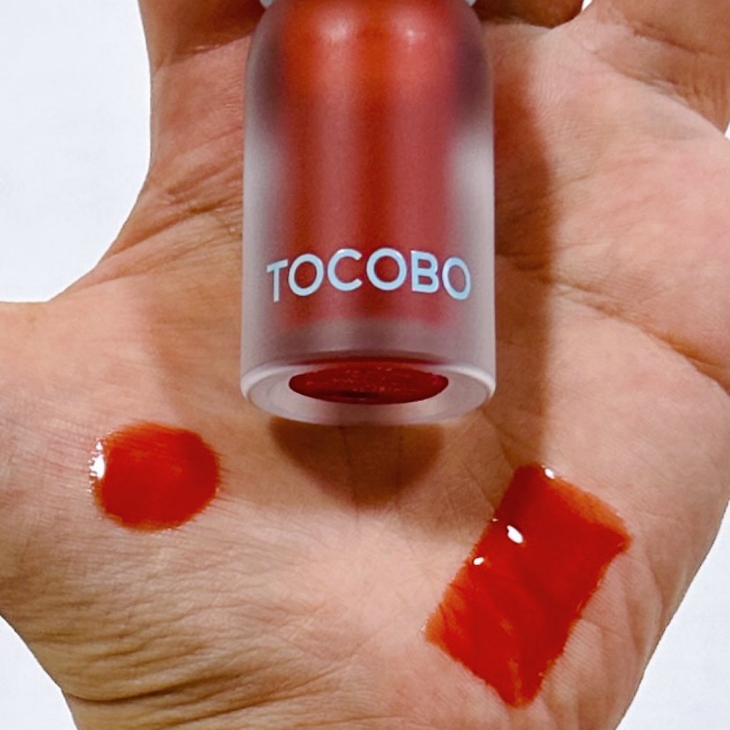 ジューシーベリープランピングリップオイル/TOCOBO/リップグロスを使ったクチコミ(2枚目)
