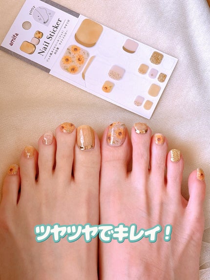 ジェル風ネイルシール/キャンドゥ/ネイルシールを使ったクチコミ(7枚目)