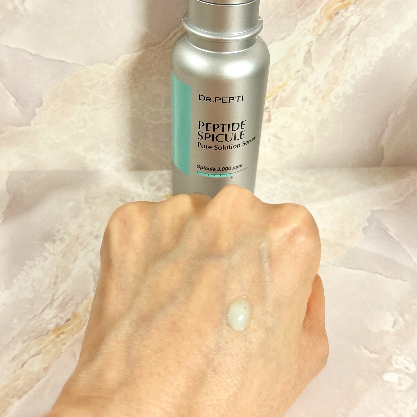 ペプチドスピキュールポアソリューションセラム/DR.PEPTI/美容液を使ったクチコミ（3枚目）