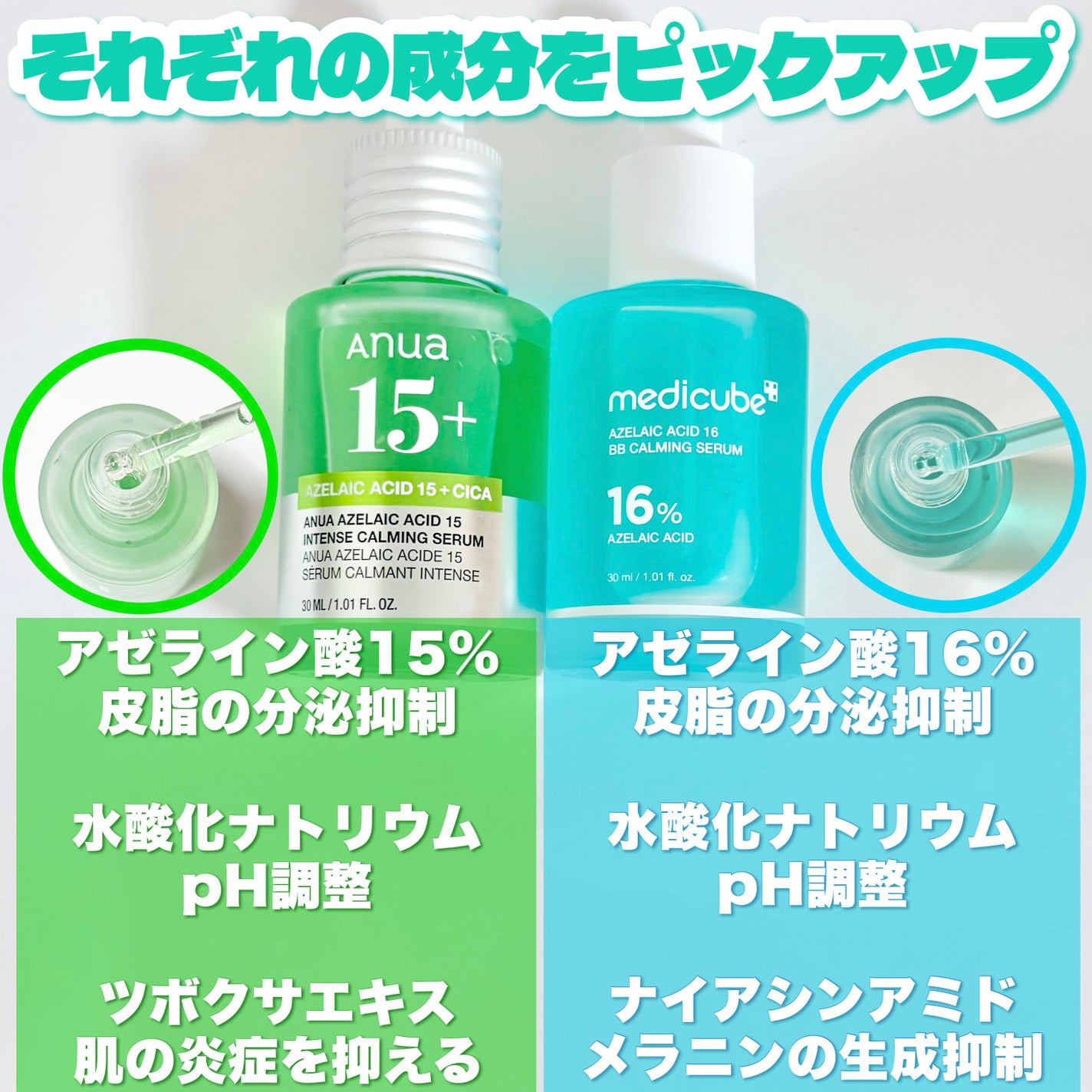 アゼライン酸15 インテンスカーミングセラム/Anua/美容液を使ったクチコミ(3枚目)