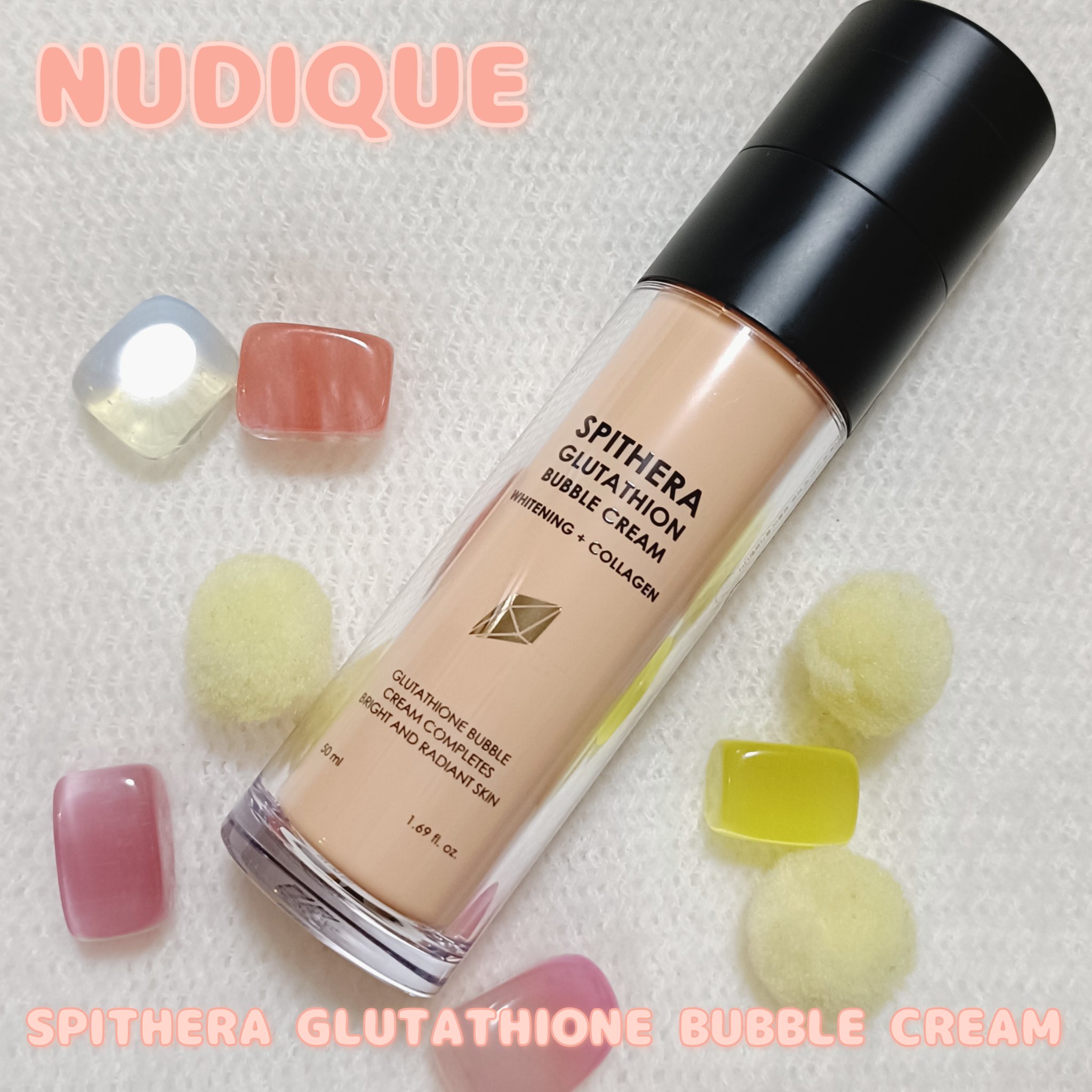 スピテラグルタチオンバブルクリーム/NUDIQUE/フェイスクリームを使ったクチコミ（1枚目）