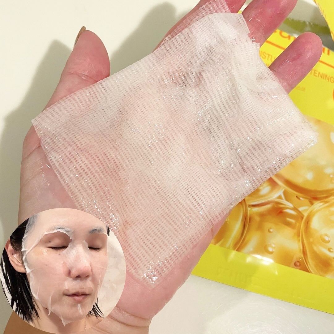 7モイスチャーブライトニングアンプルマスク/Real Barrier/シートマスク・パックを使ったクチコミ(5枚目)