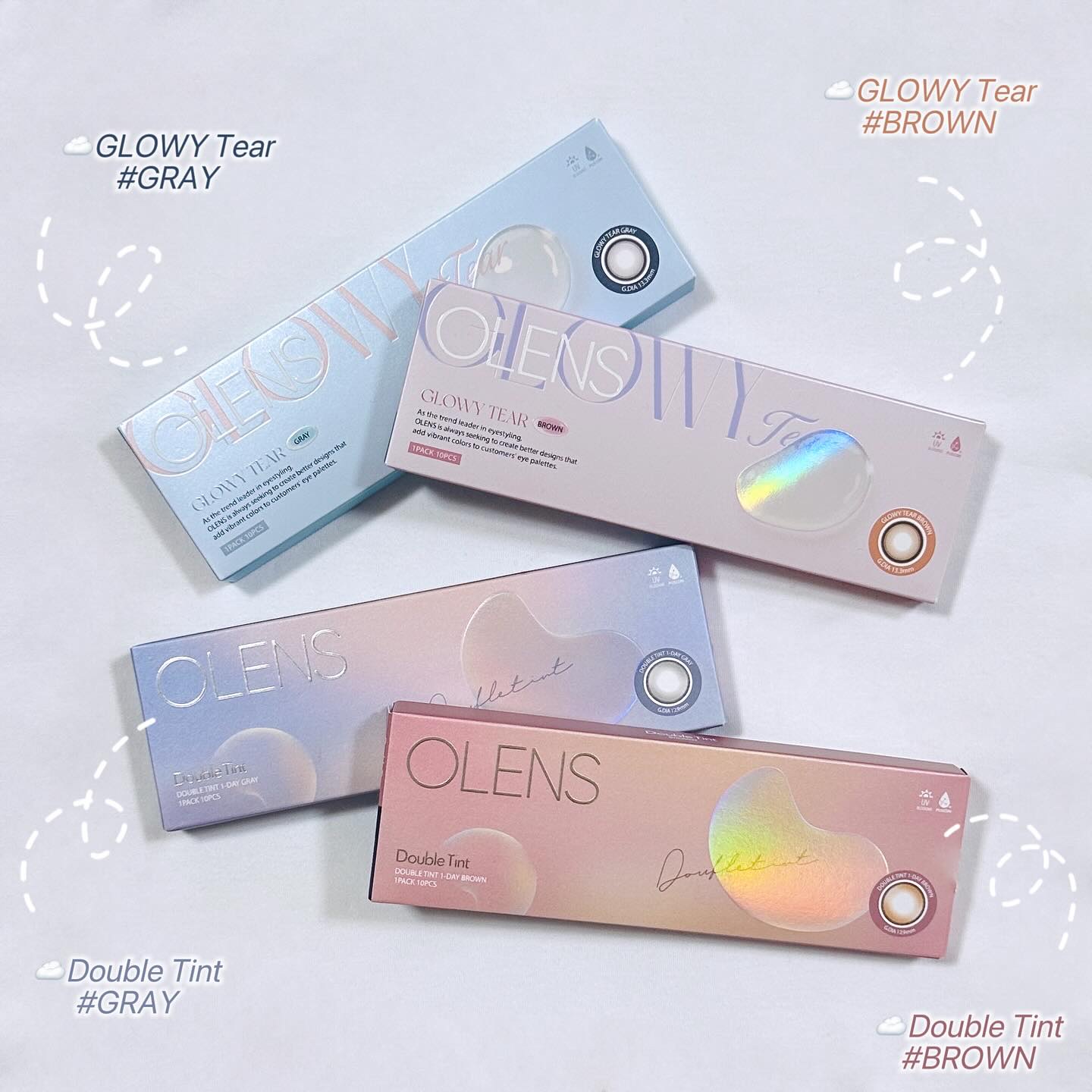 Double Tint 1day/OLENS/カラーコンタクトレンズを使ったクチコミ（3枚目）