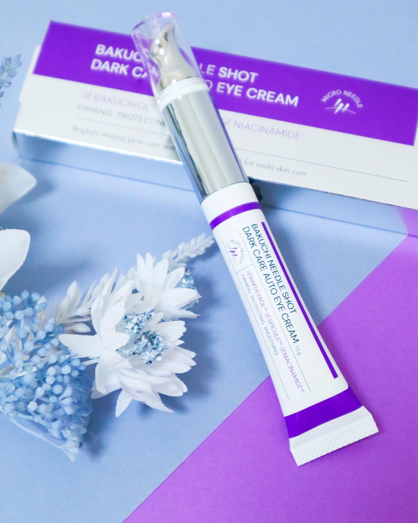 BAKUCHI NEEDLE SHOT DARK CARE AUTO EYE CREAM/LIALUSTER/アイケア・アイクリームを使ったクチコミ（2枚目）