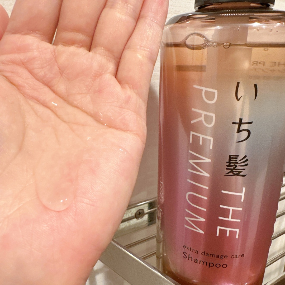 THE PREMIUM エクストラダメージケアシャンプー／トリートメント（シルキースムース）/いち髪/市販シャンプーを使ったクチコミ（2枚目）