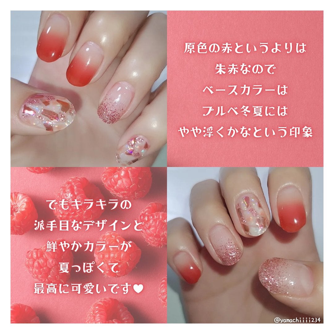 セミキュアジェルネイル(ハンド)/ohora/ネイルシールを使ったクチコミ(5枚目)