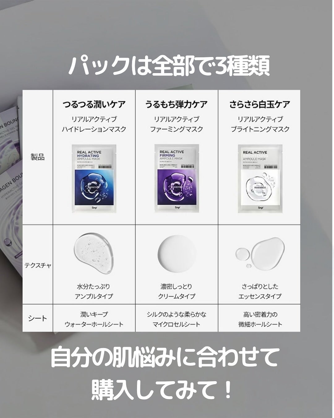 コラーゲンバウンスアップハイパーアクティブゲルマスク/SNP/シートマスク・パックを使ったクチコミ(6枚目)