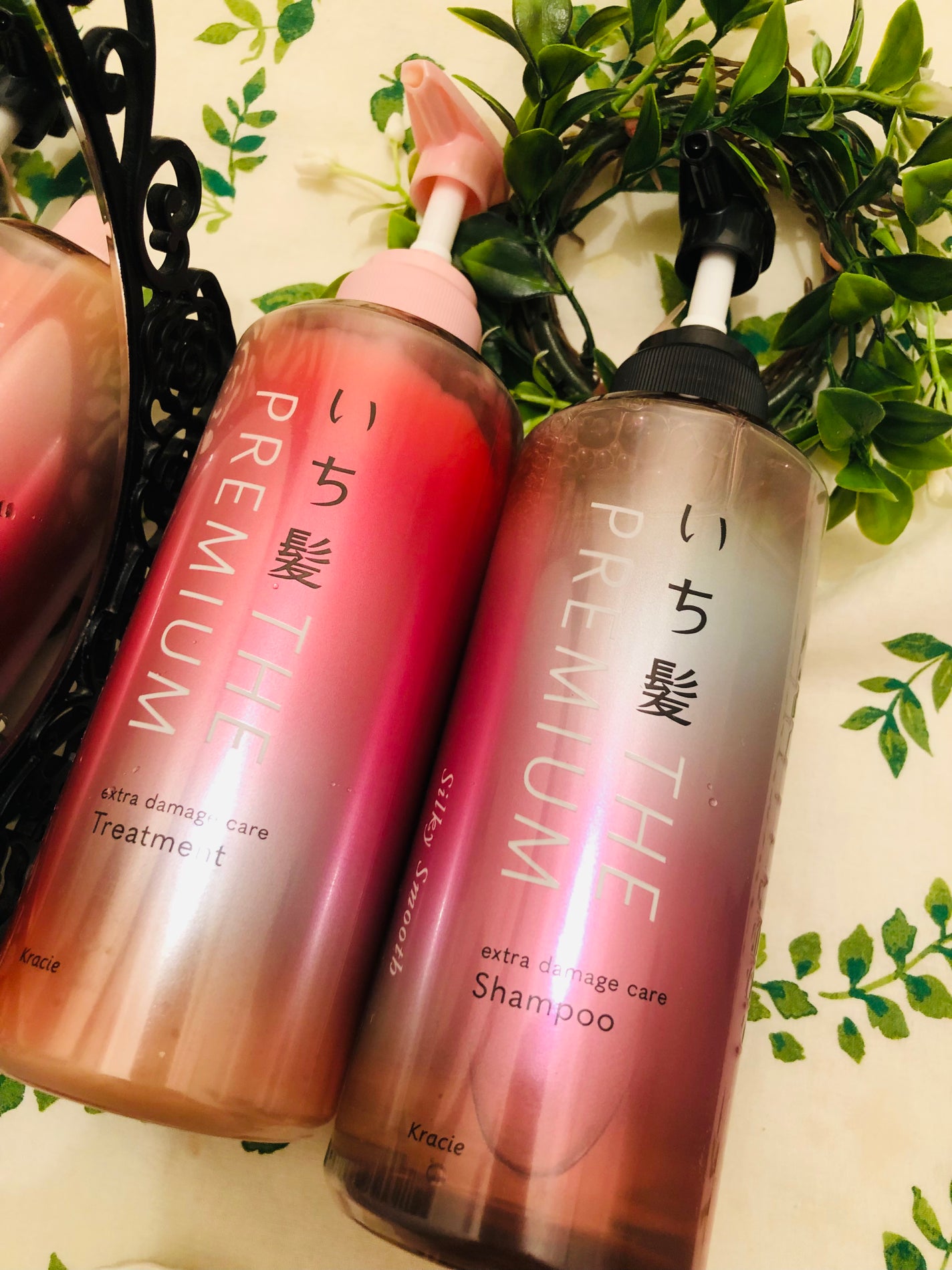 THE PREMIUM エクストラダメージケアシャンプー/トリートメント(シルキースムース)/いち髪/市販シャンプーを使ったクチコミ(1枚目)