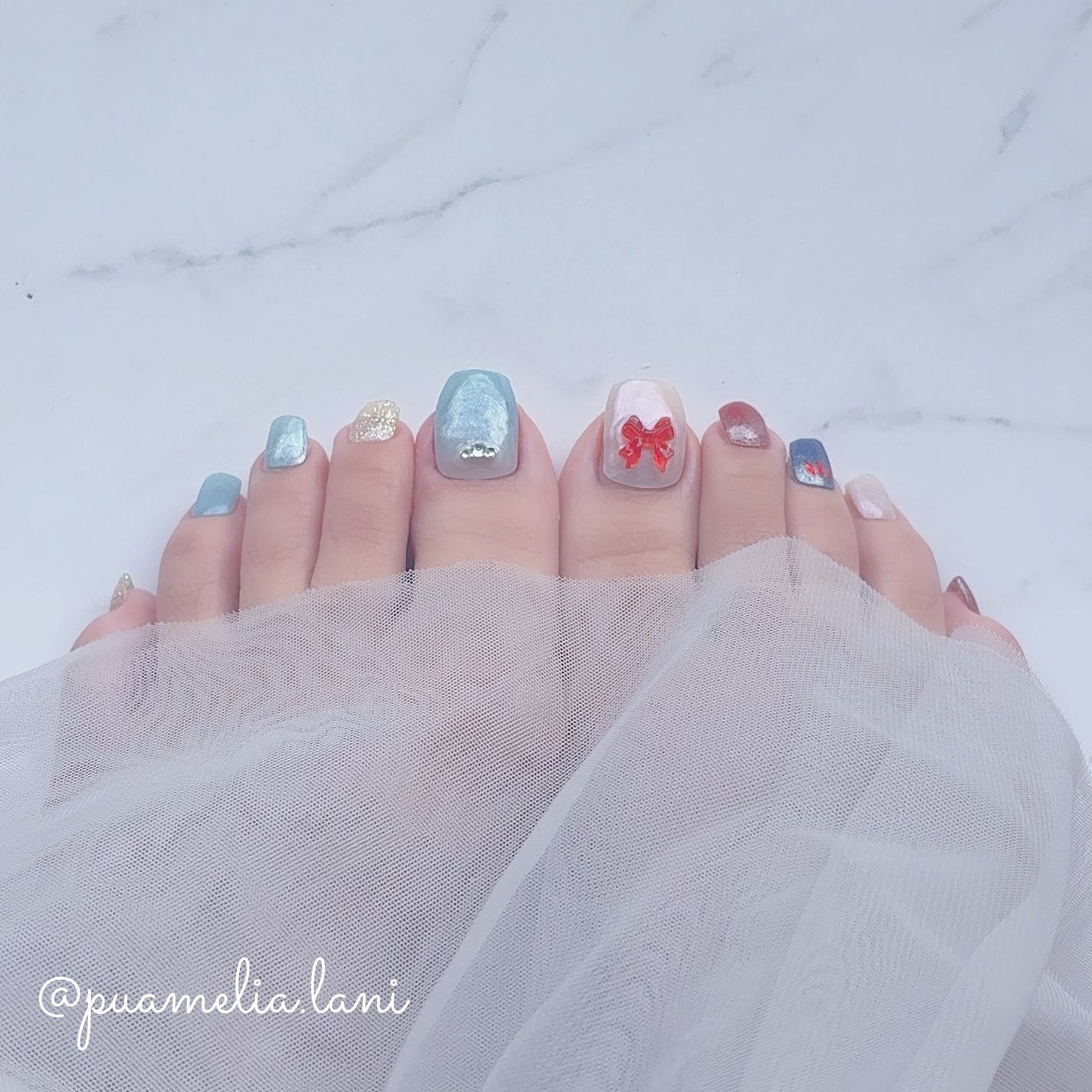 セミキュアジェルネイル(ハンド)/ohora/ネイルシールを使ったクチコミ(1枚目)