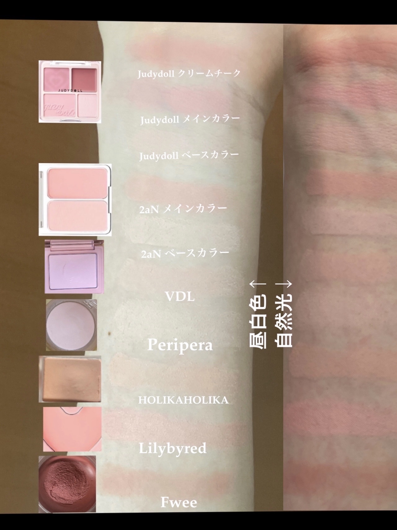 ピュア ブラッシュド サンシャイン チーク/PERIPERA/パウダーチークを使ったクチコミ（2枚目）