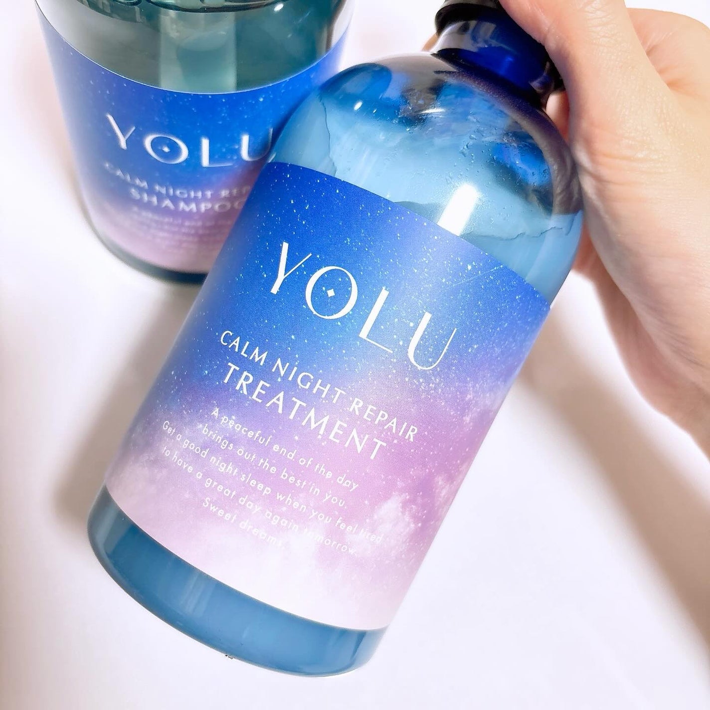 カームナイトリペアシャンプー/トリートメント/YOLU/シャンプー・コンディショナーを使ったクチコミ(2枚目)