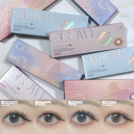 Glowy Tear 1day/OLENS/ワンデー(1DAY)カラコンを使ったクチコミ(2枚目)