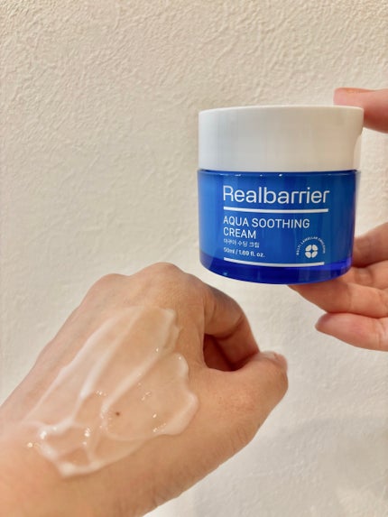 アクアスージングクリーム/Real Barrier/フェイスクリームを使ったクチコミ(4枚目)