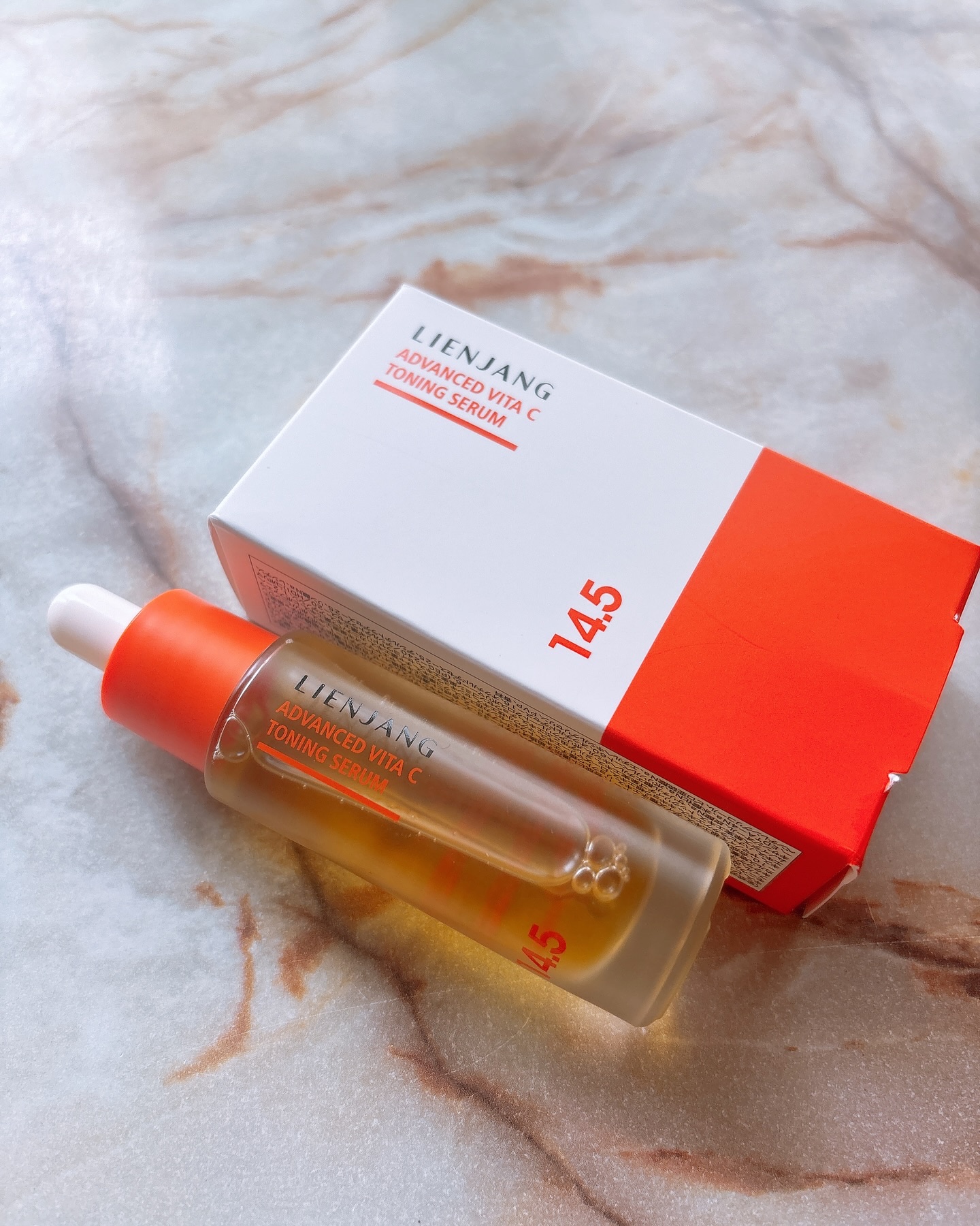 アドバンスド ビタC トーニング セラム14.5/リエンジャン/美容液を使ったクチコミ（2枚目）