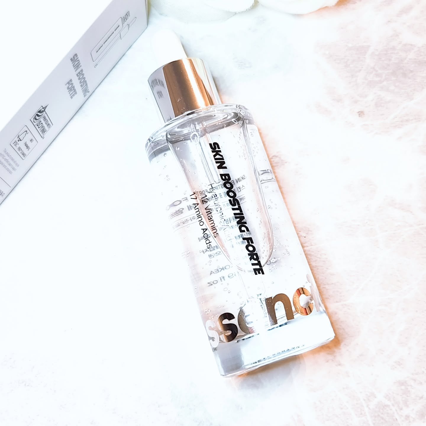 スキンブースティングフォルテセラム/essenciel/美容液を使ったクチコミ（2枚目）