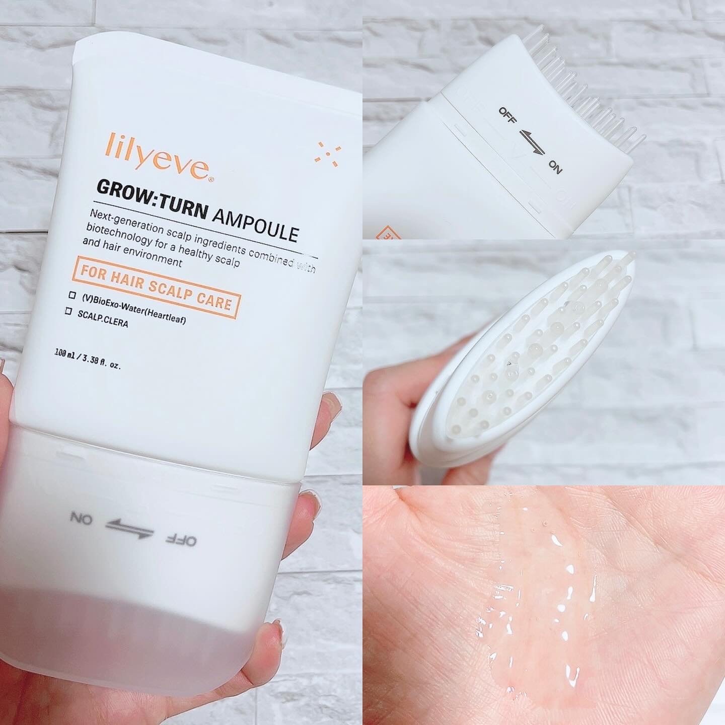 グローターン 100ml/リリーイブ/頭皮ローションを使ったクチコミ（2枚目）