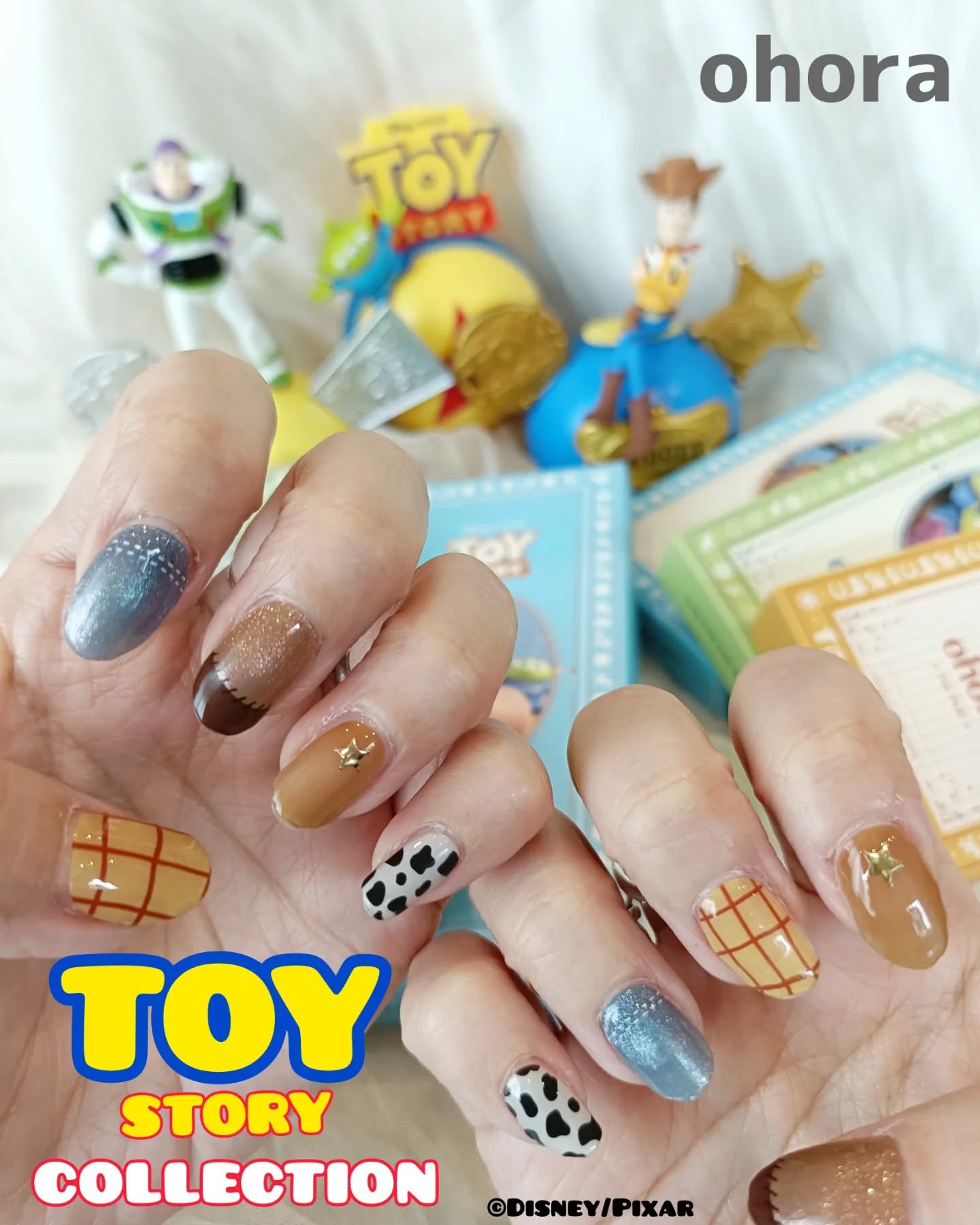 セミキュアジェルネイル（ハンド）/ohora/ネイルシールを使ったクチコミ（1枚目）