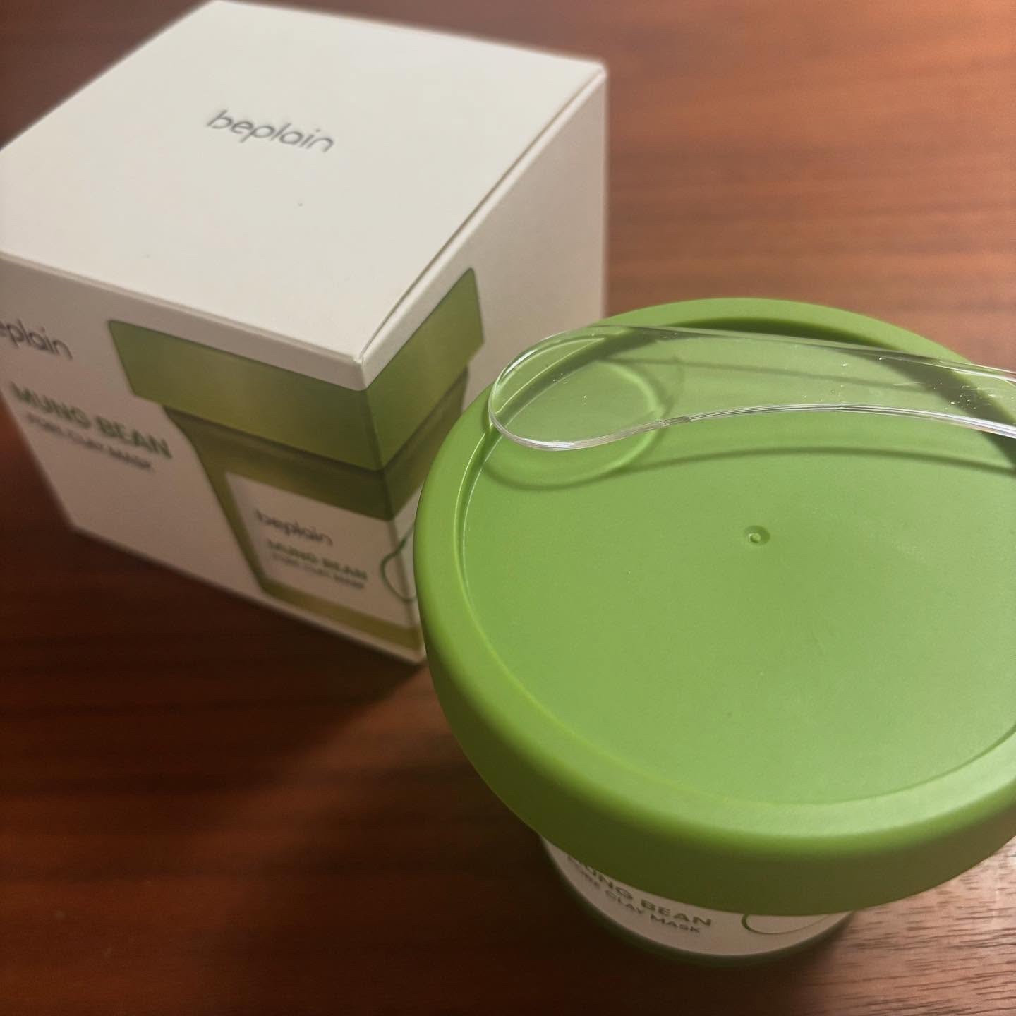 緑豆毛穴クレイパック/beplain/洗い流すパック・マスクを使ったクチコミ（1枚目）