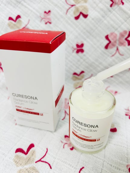 キュアソナセラム ラディエンスグローセラム/CURESONA/美容液を使ったクチコミ(1枚目)