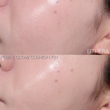 プベルグロウクッション ミニ/EITHER&/クッションファンデーションを使ったクチコミ(4枚目)