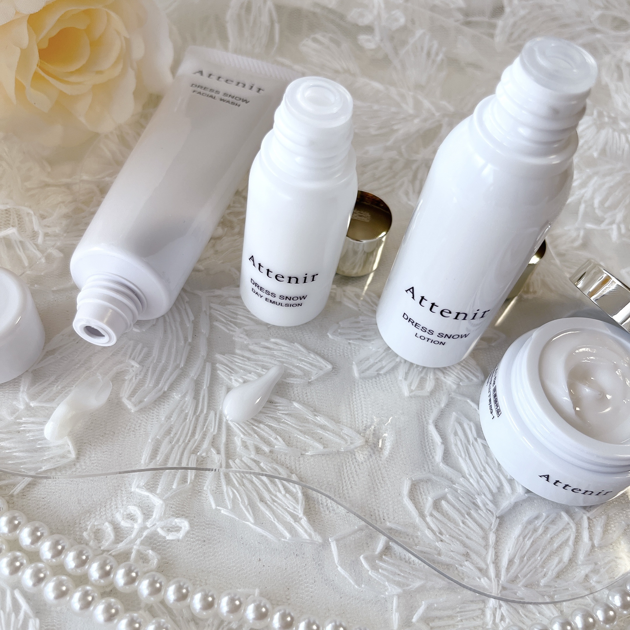 ドレススノー 2週間セット/アテニア/スキンケアキットを使ったクチコミ（2枚目）