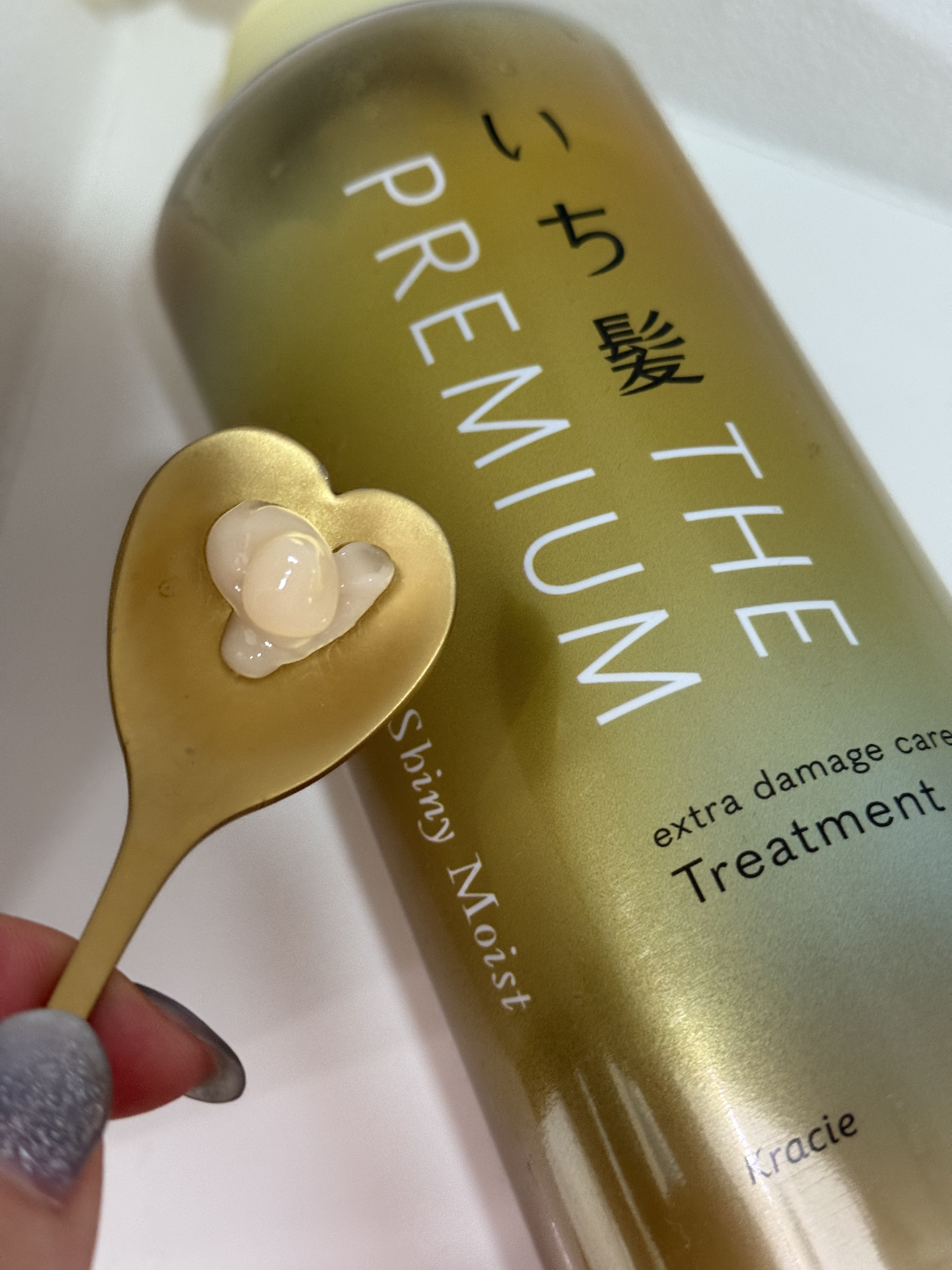 THE PREMIUM エクストラダメージケアシャンプー／トリートメント（シャイニーモイスト）/いち髪/市販シャンプーを使ったクチコミ（3枚目）