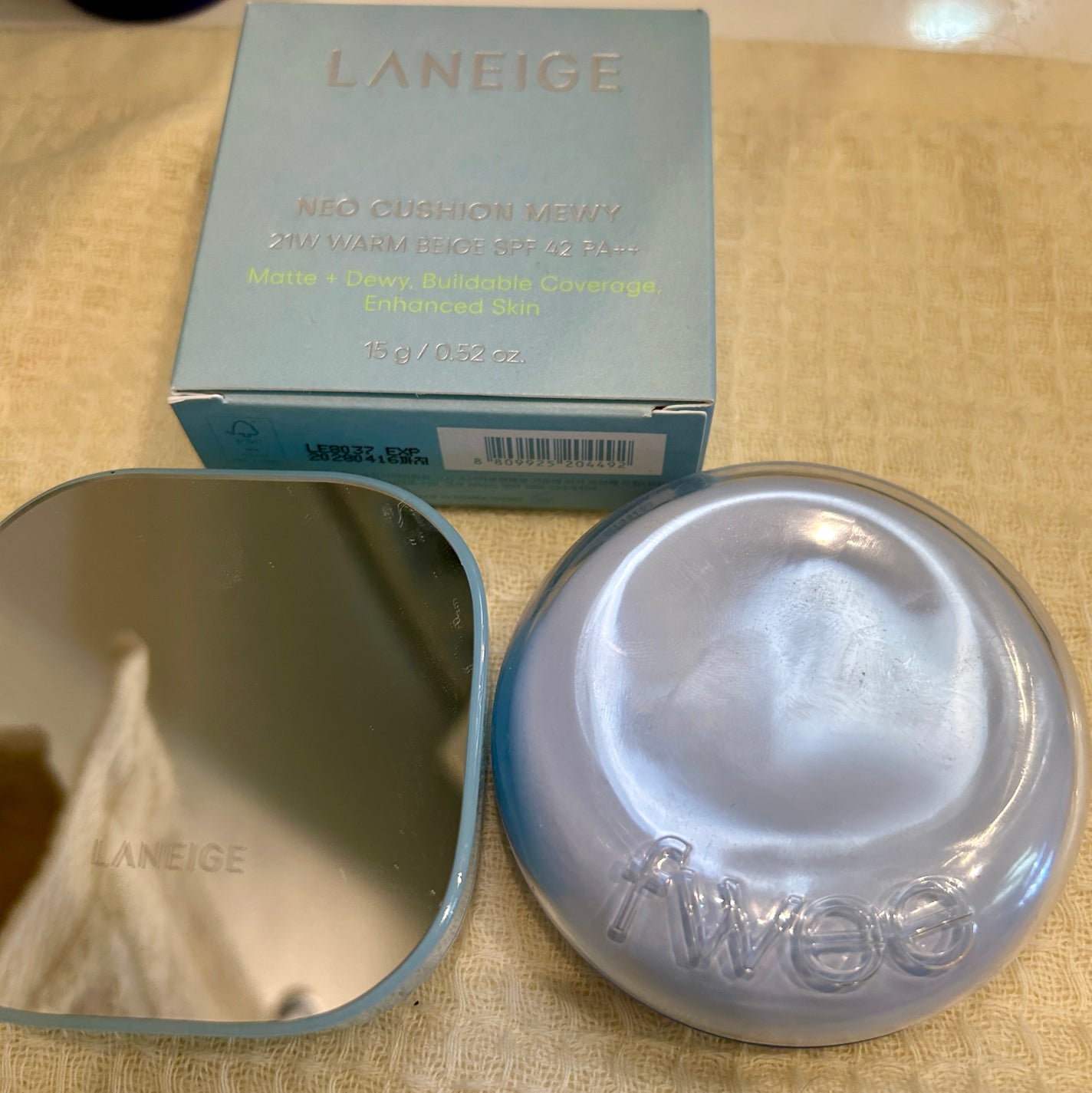 ラネージュ ネオクッション ミュイ /LANEIGE/クッションファンデーションを使ったクチコミ(3枚目)