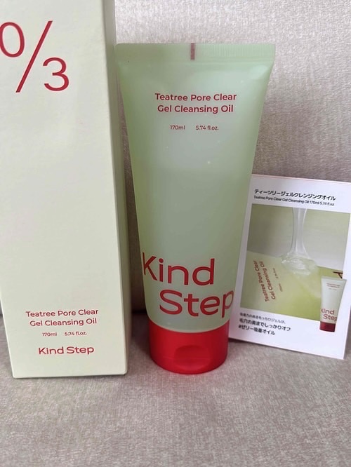 ティーツリージェルクレンジングオイル/KindStep/クレンジングジェルを使ったクチコミ（1枚目）