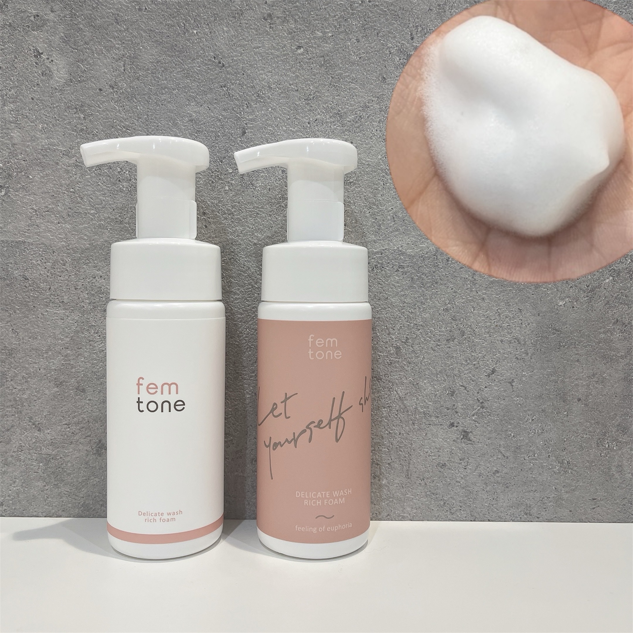 デリケートウォッシュ リッチフォームAY/fem tone/デリケートゾーンケアを使ったクチコミ（2枚目）